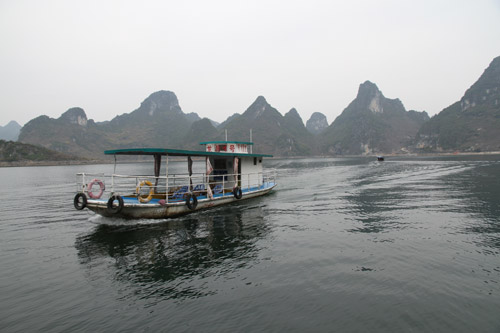 学员拍摄大龙湖风景